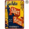 Vintage Drinks Wall Poster Metal Tin Sign 20x30cm