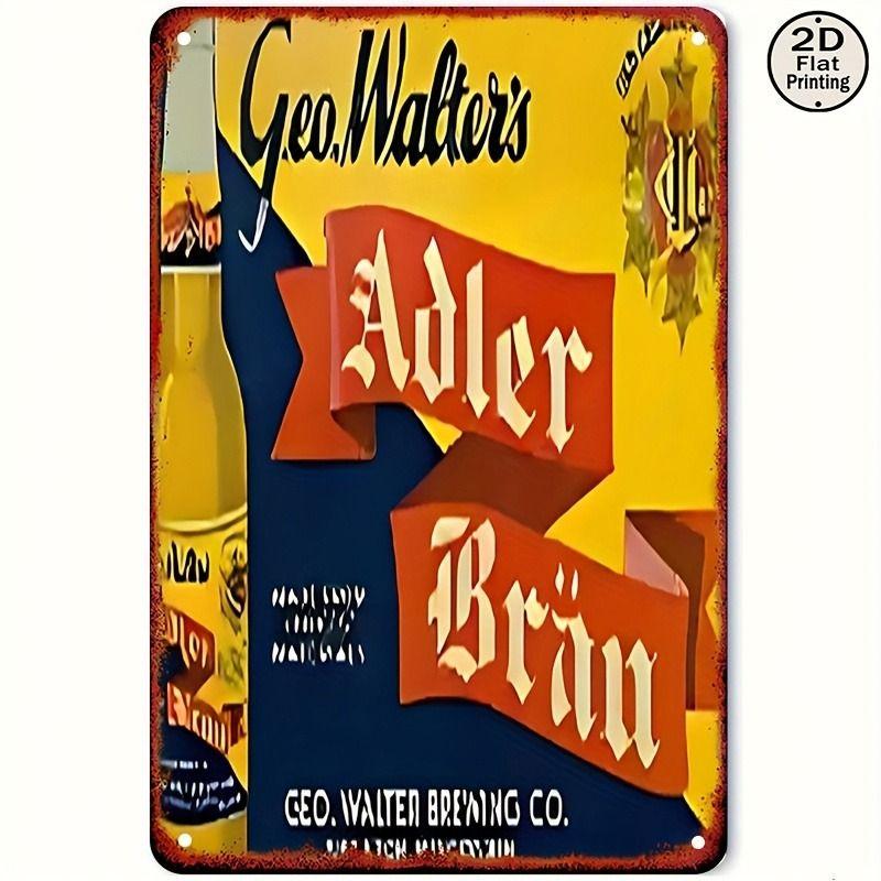 Vintage Drinks Wall Poster Metal Tin Sign 20x30cm