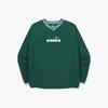 Diadora V-Neck Long Sleeve Piste Green