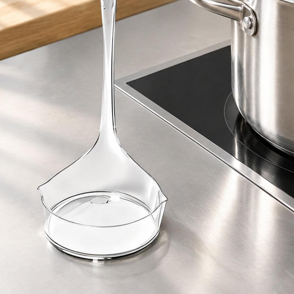 Weight-Separating Soup Ladle Transparent Weight Separator Food Grade