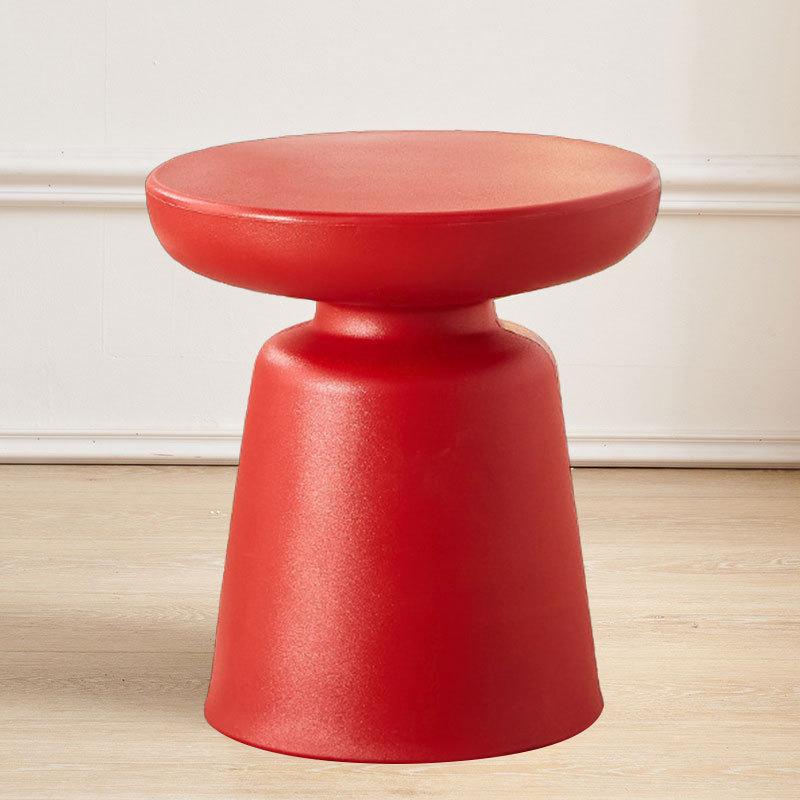 Household Plastic Circular Coffee Table Living Room Small-sized Side Table Balcony Modern and Minimalist Coffee Table