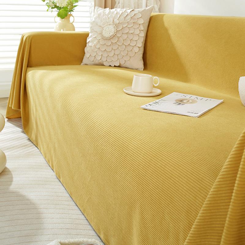 Four Seasons General New Cotton Wool Love Song Wasserdichter und rutschfester Sofabezug in Volltonfarbe, Handtuch, schlichter und modischer moderner Staubschutz