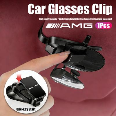 Car Sunglasses Storage Clip Sun Visor Clamp For Mercedes Benz AMG W205 W204 W206 W213 W212 W211 W222 W221 W177 W176 X253 X254 W1