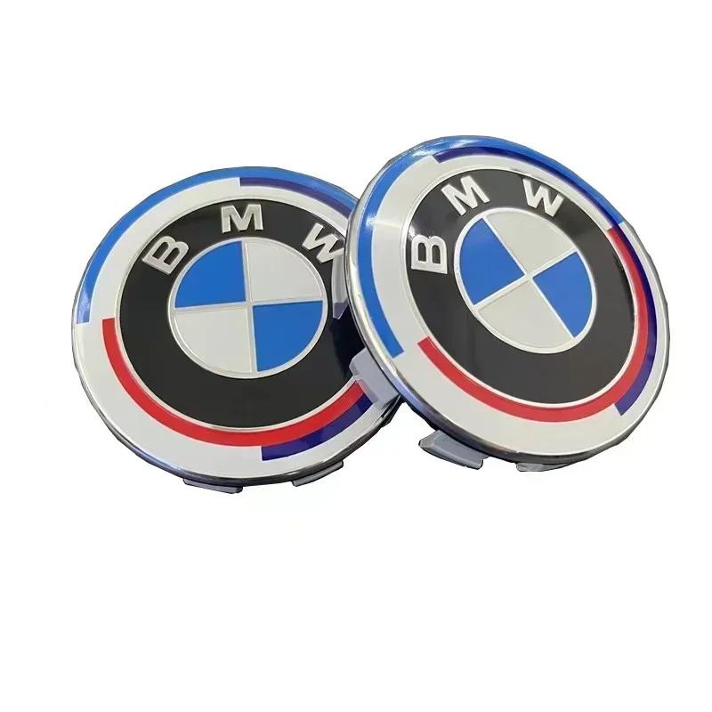 UIDM1 4Pcs 56/68mm Car Wheel Center Hub Cap Caps Emblem Logo For BMW X1 X3 X5 E90 E46 E60 F10 F30 F20 G20 E39 E92 G30 E87 E36 F11 E91