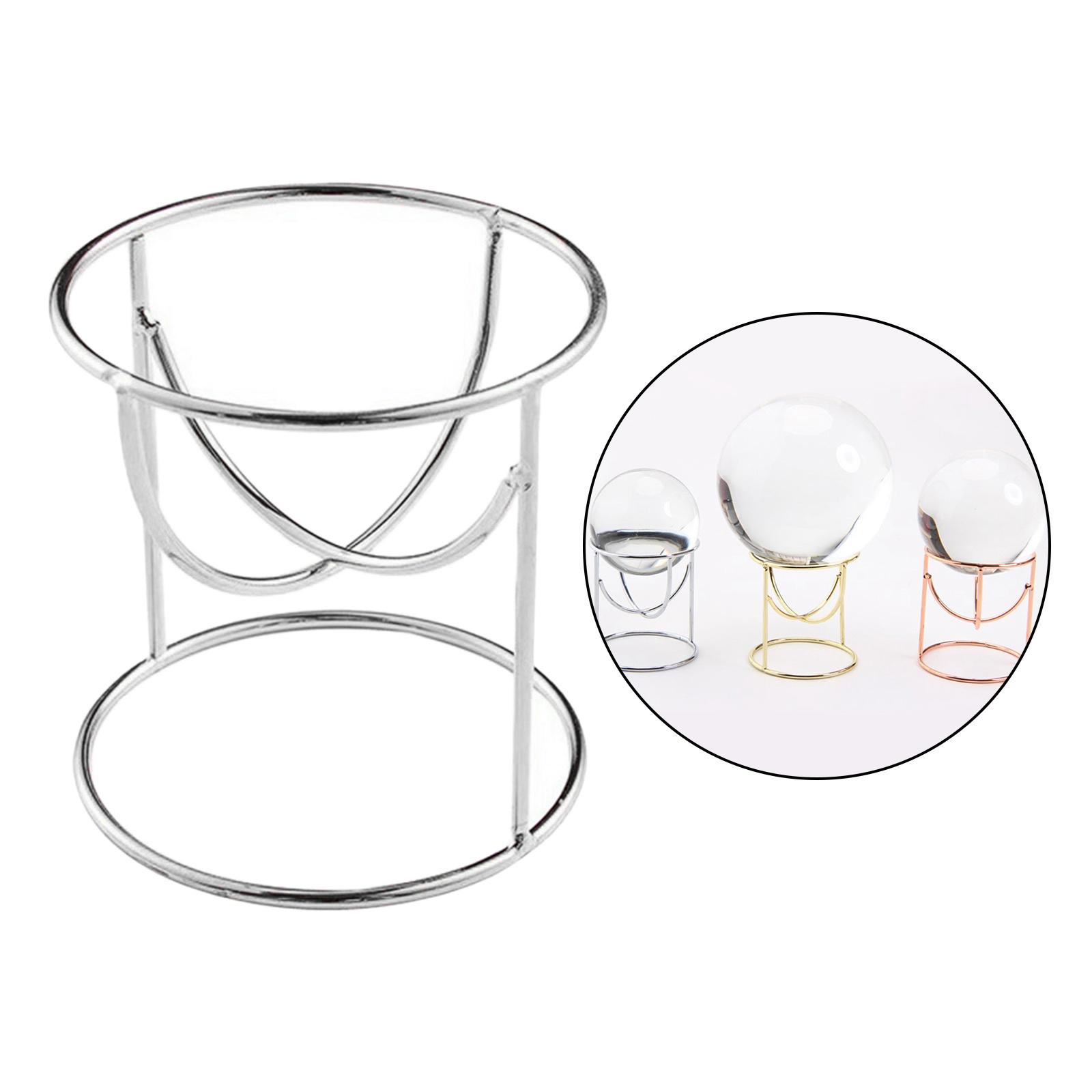 

Металлическая подставка для демонстрации хрустального стекла, линзы-шара, гадания, фотографии, основа, держатель сферы, глобуса, диаметр 50 мм серебряный