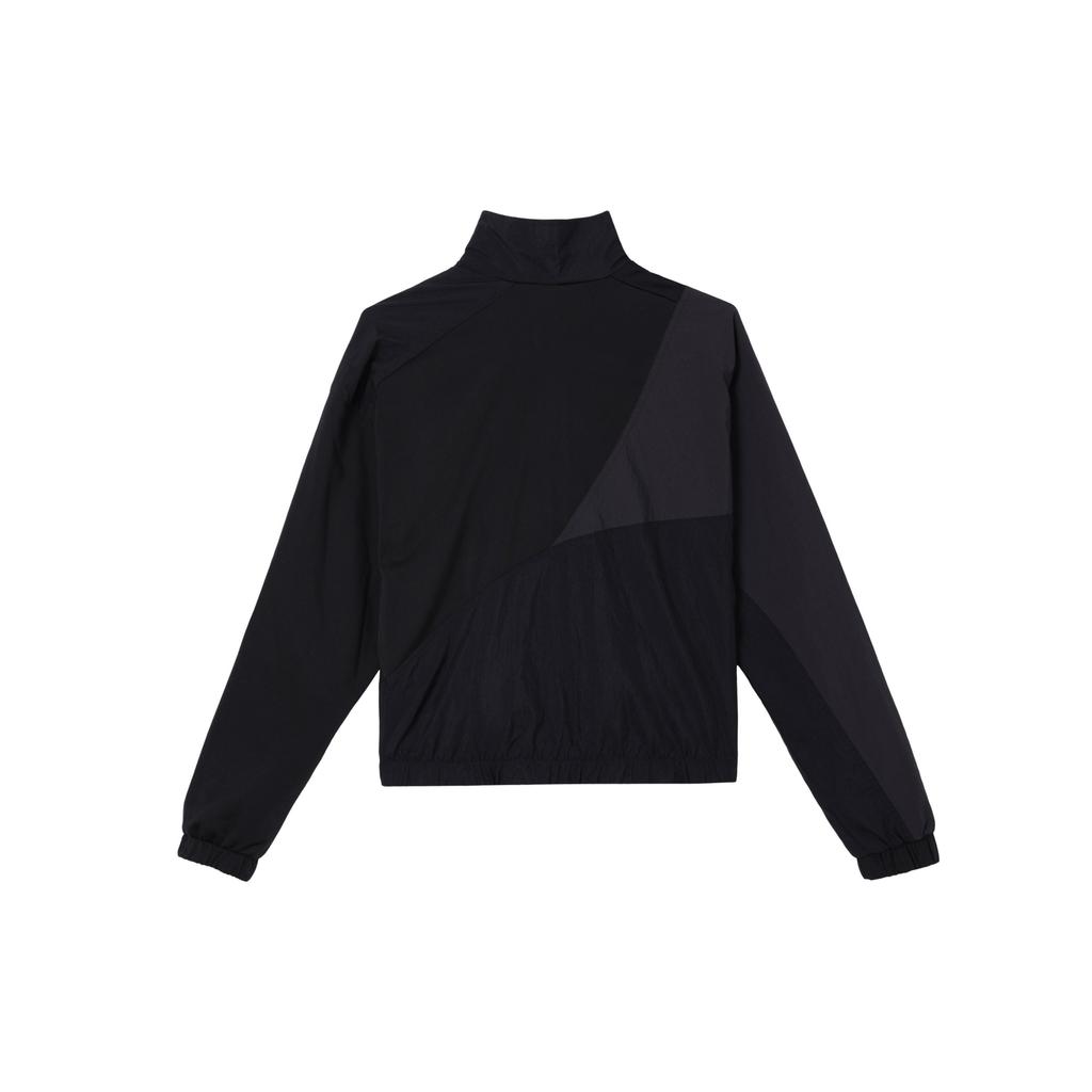 adidas Originals Arbeitskleidung Vorne Großes Logo Print Reißverschluss Sportjacke Damen Jacke Schwarz HC7056