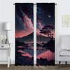 Blackout Kitchen Curtains Child Room Japan Style Curtains for Bedroom Window Curtain Shades Halloween Decoration Partition Panel