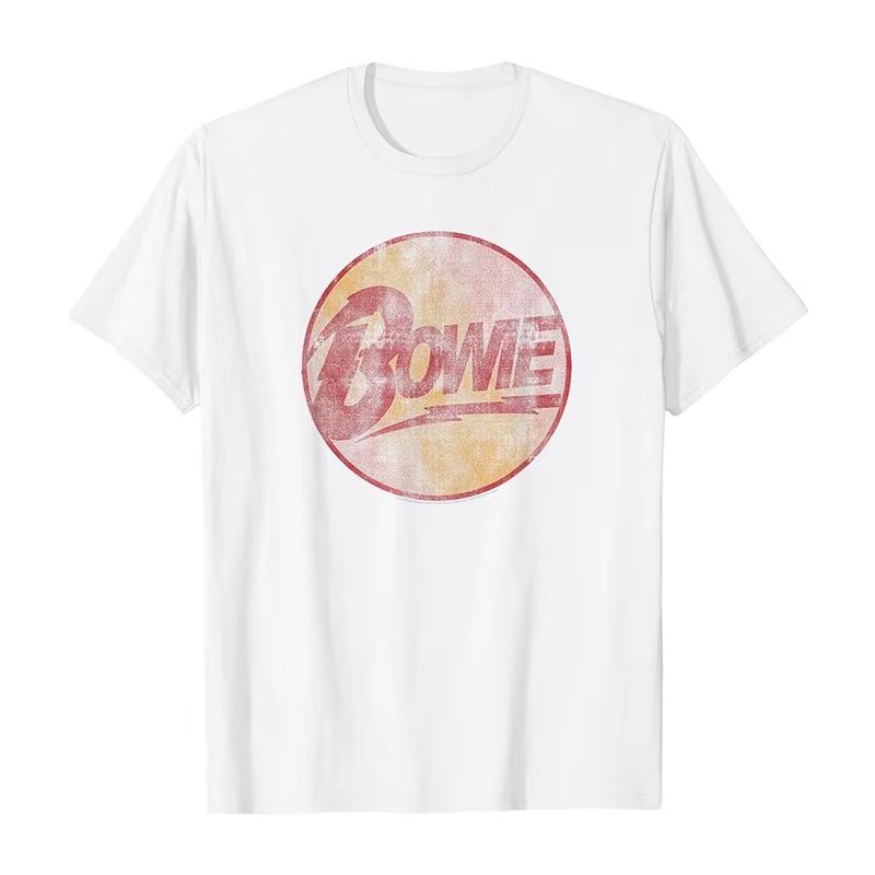 Hot Sale Rock Singer American Retro David Bowie Classic Poster Graphic Print T-shirt Men Women Summer New Tee Streetwear Fashion Loose Oversized Top