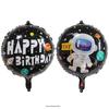 Large Space-Themed Cartoon Balloon Set: Astronaut, Spaceship, Sci-Fi, Anime Party Decorations