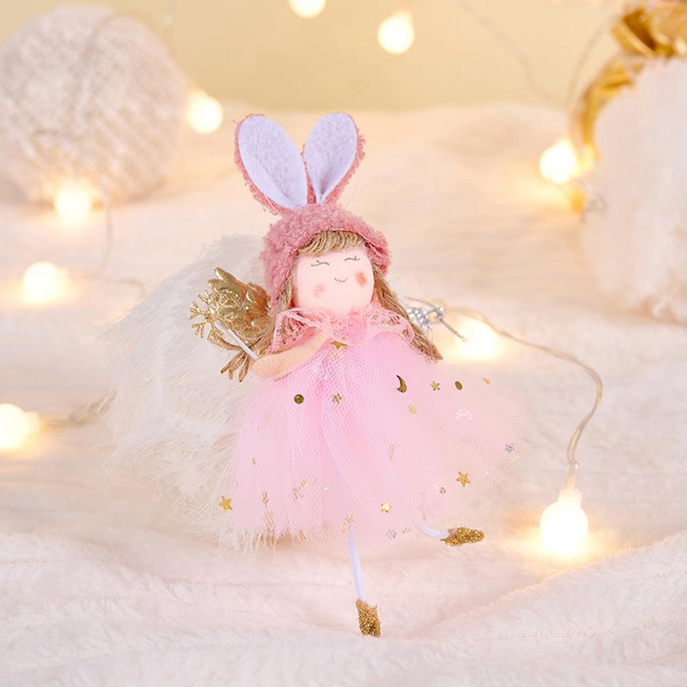 Weihnachtsengel Puppe Dekoration Feiertagsparty Hängende Deko Festliche Weihnachtsengel Puppen Ornamente für Baum Zuhause
