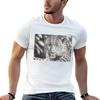 Leopard Sketch T-Shirt Basic Cotton T-Shirt