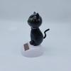 Solar-Powered Wiggling Cat Dashboard Figurine - Creative Cartoon Ornament & Children's Toy Gift