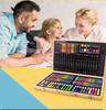 Children's Art Set: 180 Paintbrushes, Watercolor Pencils, Crayons, and 162 Colored Pencils