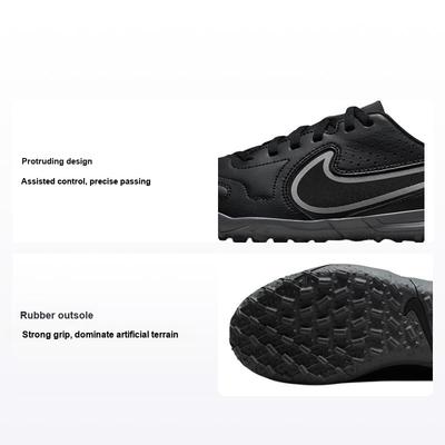 Tiempo Legend 9 Club TF GS Black Iron Grey Kids Sneakers Metallic-Bomber-Grey DA1334-004