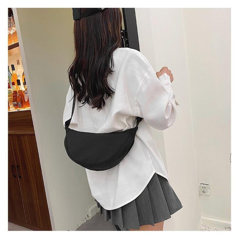 Summer Simple Dumpling Bag Foreign Air Network Red Crossbody Bag Trend Nylon Korean Version Casual Shoulder Bag