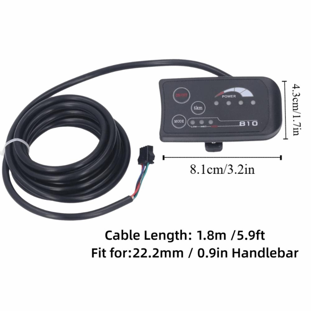 SM Plug Electric Bike Display 36V/48V Motor Controller Display  Bike Modification
