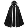2025 European & American Grim Reaper Star Wars Cosplay: Unisex Dark Black Hooded Cloak