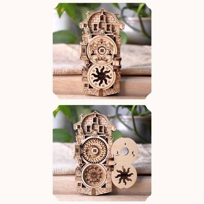 Magnete da frigo con ingranaggio di orologio astronomico di Praga - Souvenir di viaggio dal design vintage unico, regalo creativo per la decorazione della casa