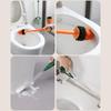 Toilet Brush Lavatory Brush Carrot Toilet Brush Holder Set No Drill Innovative Durable Bathroom Cleaning Brush