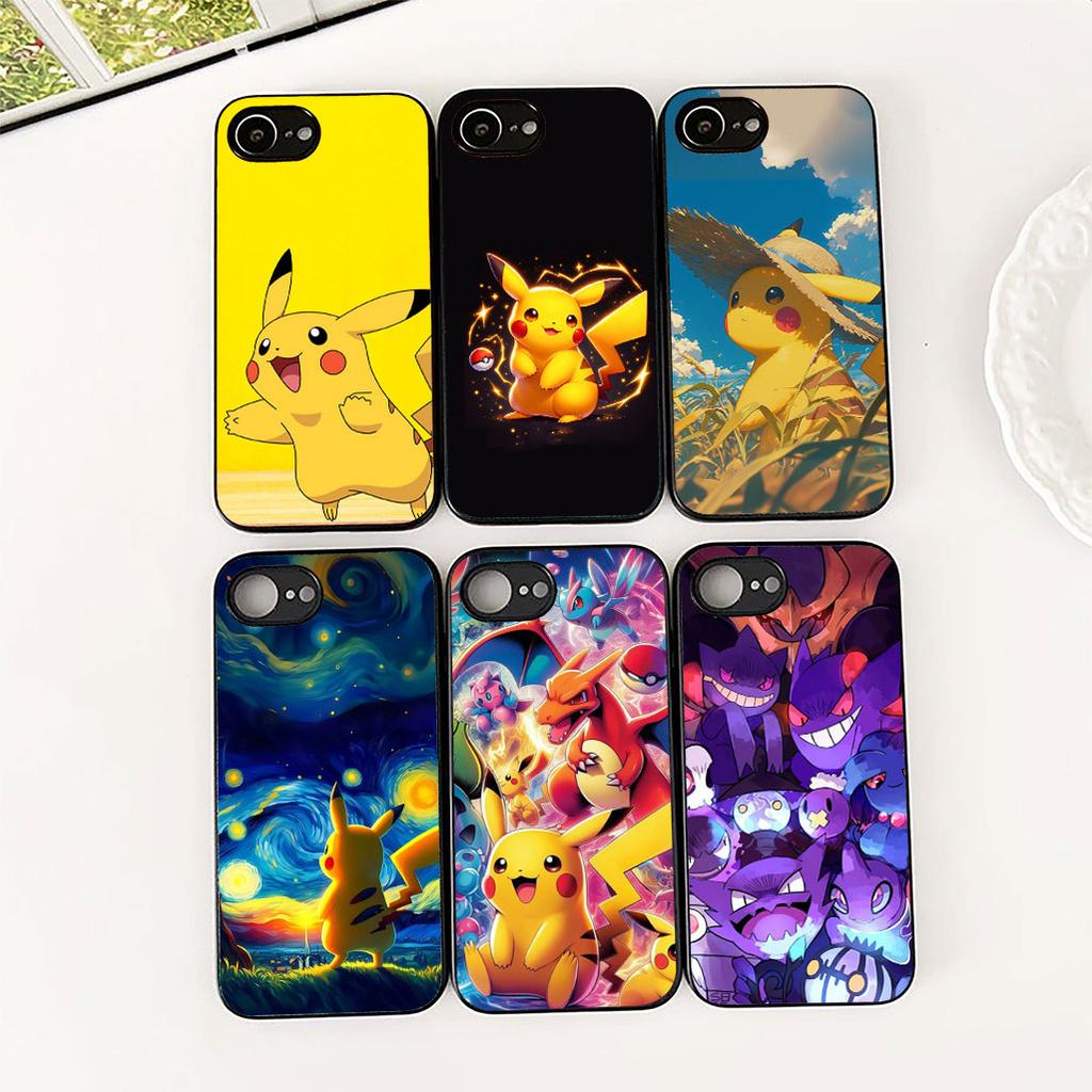 Cover for Samsung Galaxy S24 S25 S23 FE Ultra Plus S7 Edge S25+ S23+ A56 5G Casing Phone Case Gengar P-Pokemons GO P-Pikachus