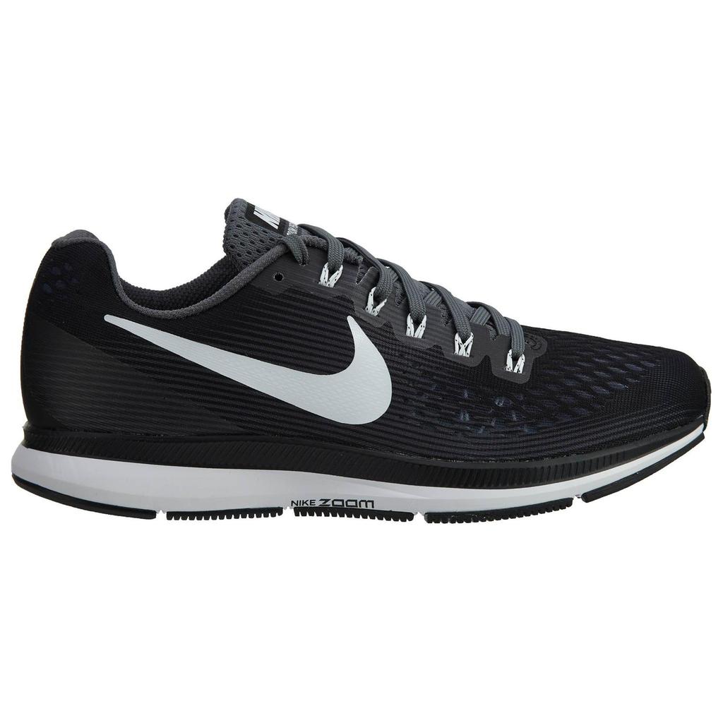 Nike Pegasus 34 Slip Resistant Abrasion Resistant Low top Running Shoes Men's Gray White 887009-001