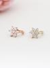 Minimalpiercing 14K Flower Ring Piercing Earrings