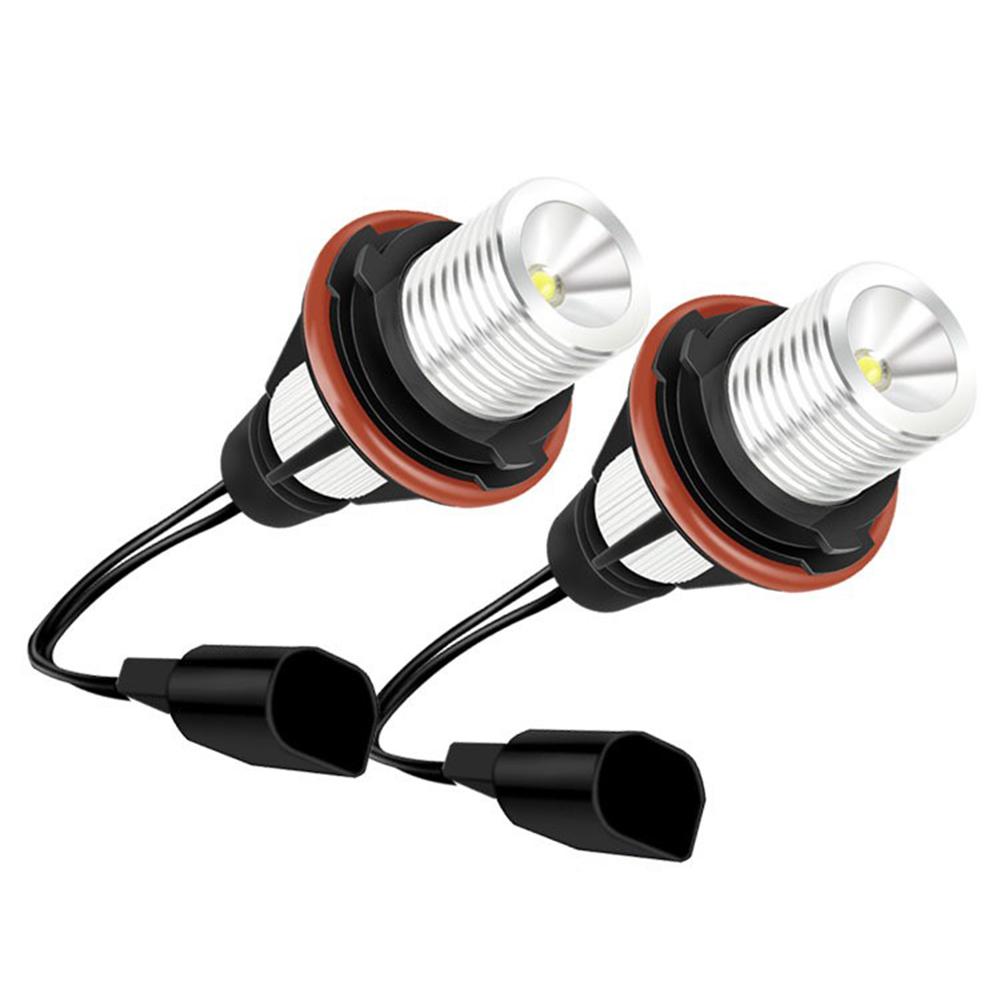 

2pcs Angel Eye Halo Ring Light Bulbs Lamp Fit For BMW E39 White LED
