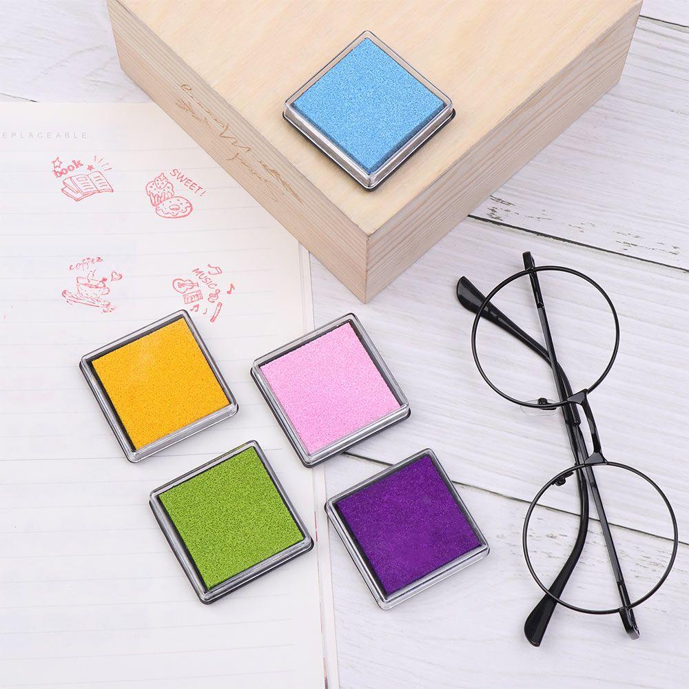 DIY Art Decor Multi-color Scrapbooking Stamp Pads Ink Pad Square Fingerprint Inkpad