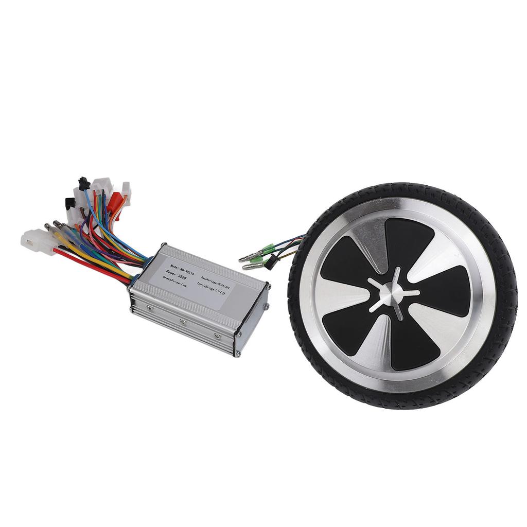 24 36V 350W Controller Rubber Aluminum Alloy Low Noise 6.5inch Hub Motor Wheel for Balance Bicycle