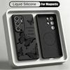 Goldern Sketch Butterfly Case For Samsung Galaxy S26 S25 Ultra S24 Plus S23 S22 Ultra Magnetic For Magsafe Liquid Silicone Cover