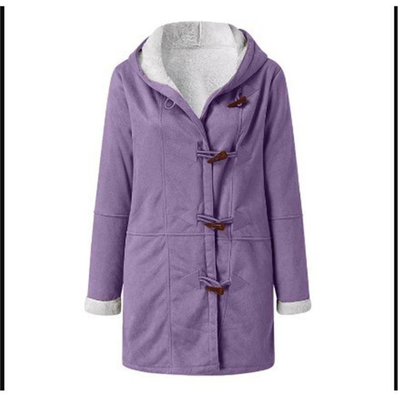 Spot Autumn and Winter New European and American Tops, Plush Collar Pockets, Women's Jackets Are Fashionable and Elegant