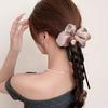 FASELE Scrunchie Hair Rose Flower Ribbon Hair Shiny Forest Girl Stylish and Elegant Hair Simple and Highly Stylish for Perfect for Everyday Wear or