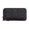 New Coated Canvas Wallet Small Women's Charcoal & Black CW778-QBMI5