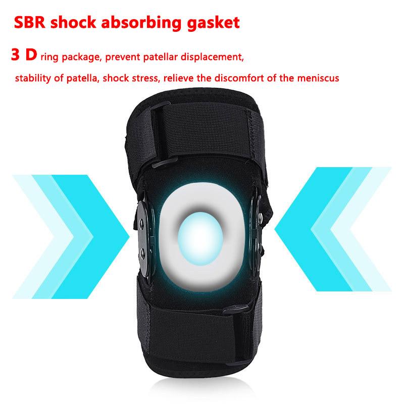 1PC Adjustable Hinged Knee Brace Knee Support Wrap for Patella Meniscus Tear Patellar Tendon Support Pain Relief Strains Sprains