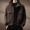 Men's High-End Heavyweight Lambswool Winter Workwear Jacket - Thickened, Warm Cotton Coat