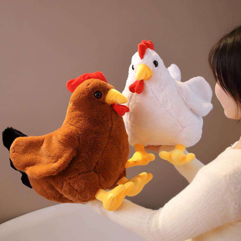 Cute Large Rooster Plush Doll - Hen Pillow for Girls, Sleep & Decor