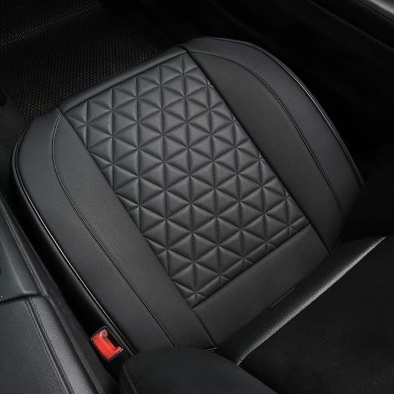 Universal 1PCS Nappa Leather Car Seat Cover Wrap Around Bottom Seat Cushion Waterproof Durable Car Seat Protector Auto Accessory