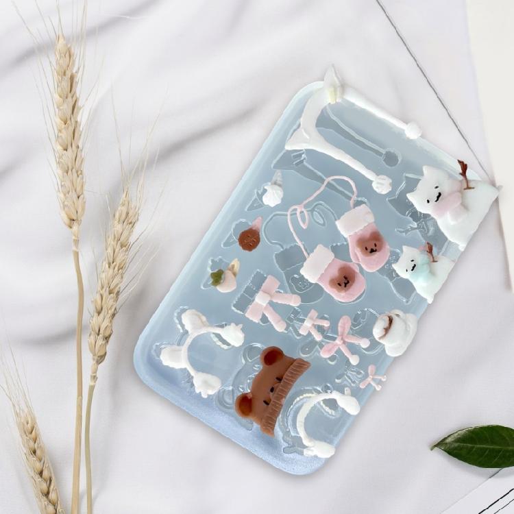 Epoxidharz Anhängerform Hitzebeständige Silikon Schmuckform Winterhandschuh Zubehör Bastelform