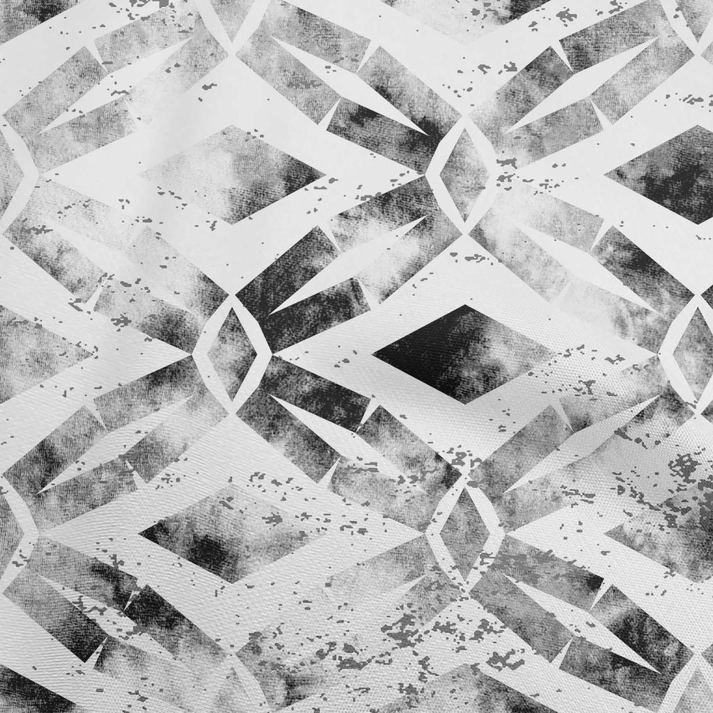 oneOone Cotton Flex Chocolate Brown Fabric Geometrical Water Color Craft Projects Decor Fabric Printed By The Yard 40 Inch