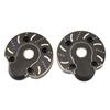 2pcs Portal Cover Plates Brass Portal Covers Weights for Capra for SCX10 III 1/10 RC Crawler Car Fro