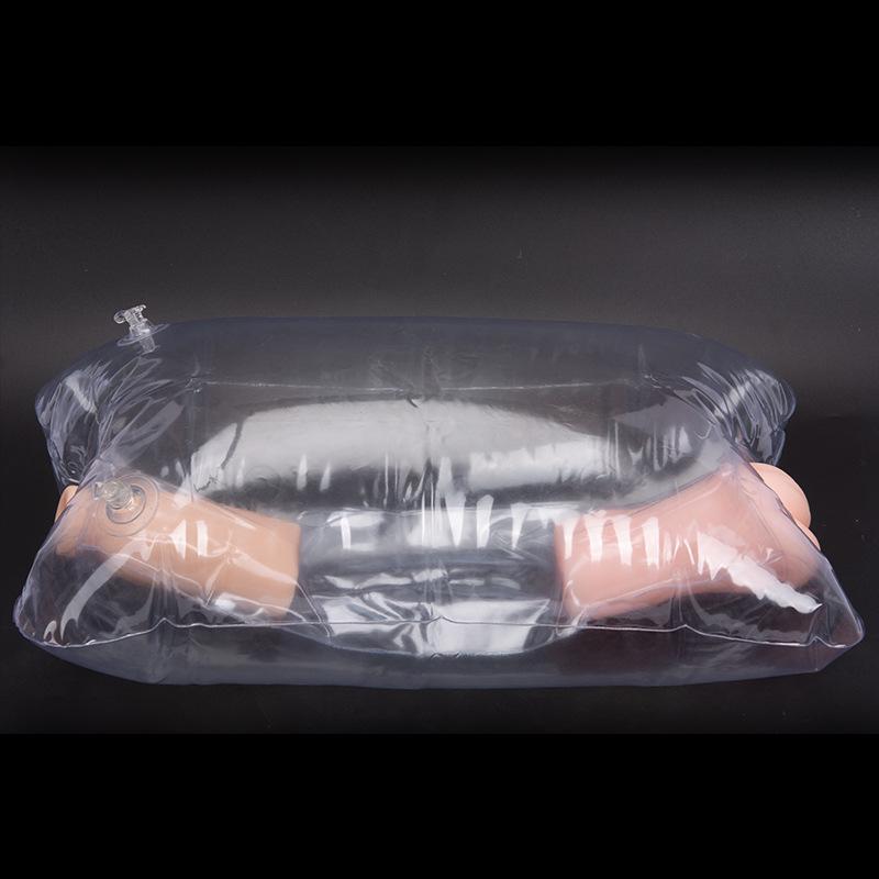Famous Device Double-Headed Transparent Inflatable Cannon Rack Pillow for Airplane Cup Mold Accessories