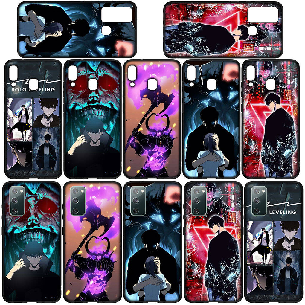 for Samsung Galaxy S25 S24 iPhone 17 16 15 Xiaomi Redmi Note 14 13 12 11 Plus Pro Max XR Phone Case Solo Leveling Sung Jinwoo Arise OPPO Huawei Cover