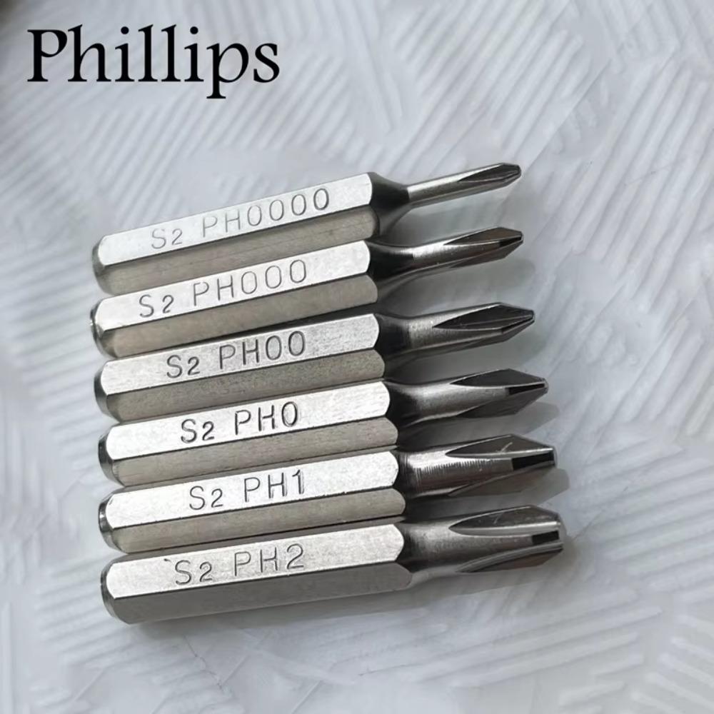Non-Slip Impact Batch Head S2 Zinc Zinc Alloy Steel Ph2 Screwdriver Bits Set  Power Hand Tools