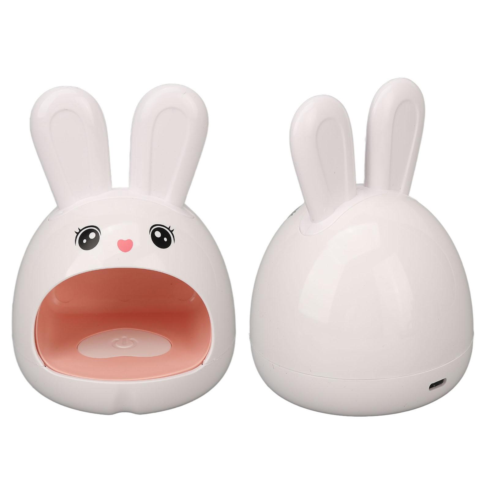 

Cartoon LED Nail Lamp 8pcs Light Chips Bunny Shape Fasting Drying UV Nail Dryer for Beauty Salon