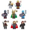 Superhero Building Blocks Figure Abs Plastic Toy 4.5cm Height