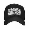 Schwarz-Weiß Trippy Print Baseballkappe Herrenhut Luxus Rave Herren Damen