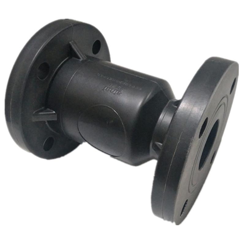 PP Vertical Check Valve DN15-DN200, FRPP Polypropylene Flanged Lift Valve.