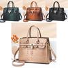 Borsa a Tote Elegante di Grande Capacità con Fantasia Coccodrillo Per l'Uso Quotidiano alla Moda