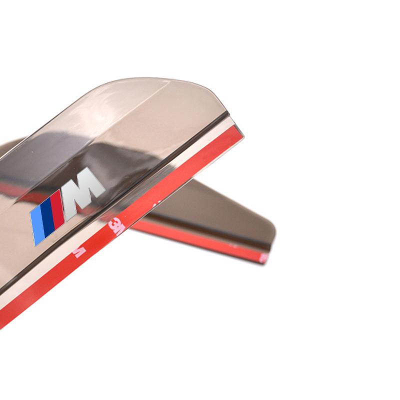 Car Side Rear View Mirror Rain Eyebrow Visor Rain Shield Shade Cover Sticker For BMW M Power Performance M3 M5 X1 X3 X5 X6 E46