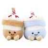 Cake Candle Cute Keychain Cartoon Girl Kids Backpack Decorative Pendant Doll